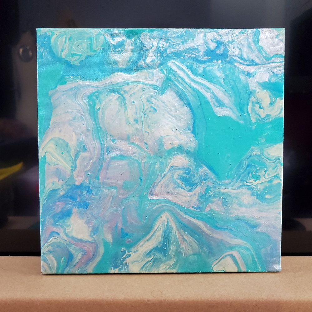 Marble tile on Canvas
